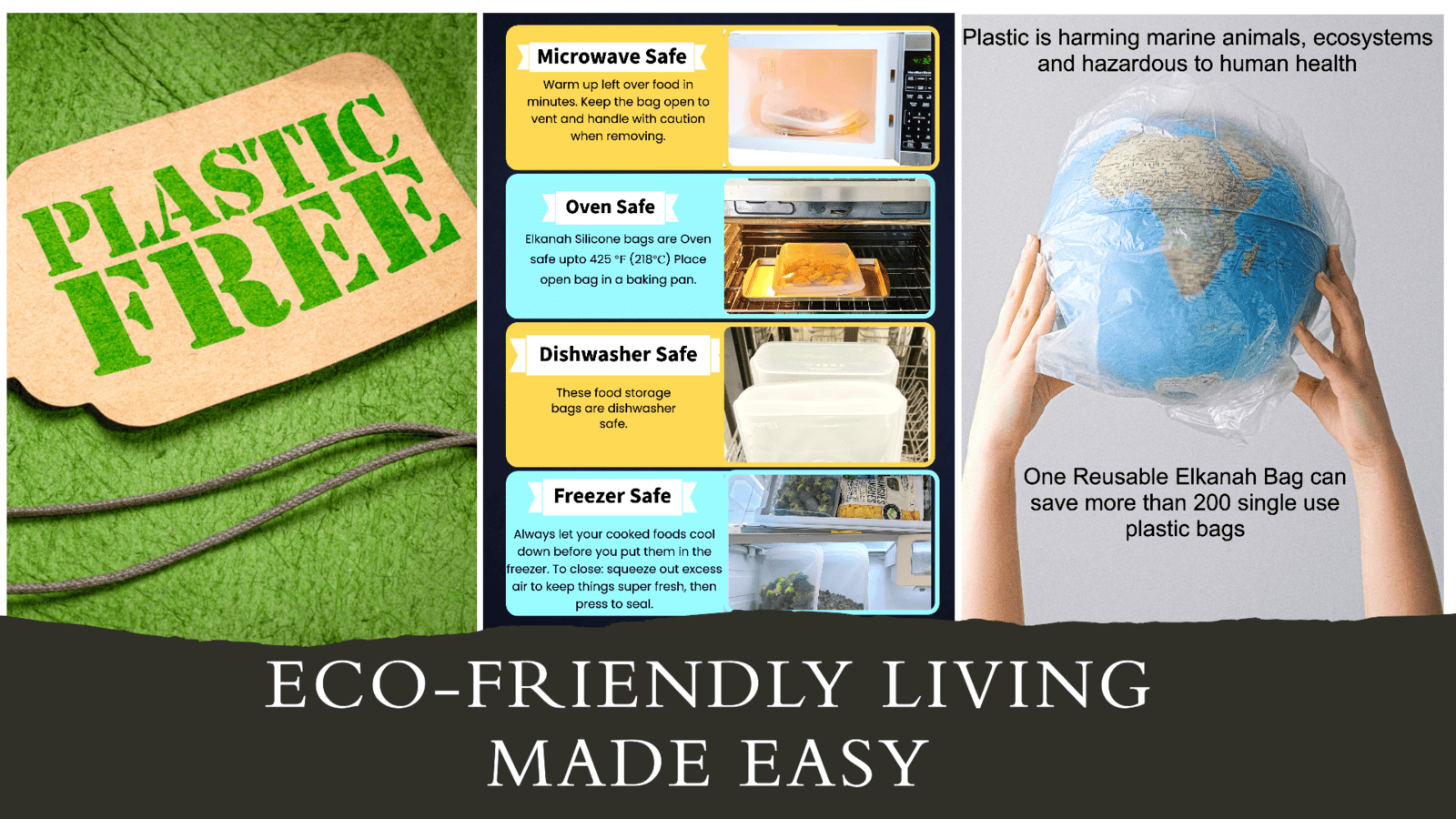 Innovative Ways to Incorporate Elkanah Reusable Silicone Bags into an Eco-Friendly Lifestyle